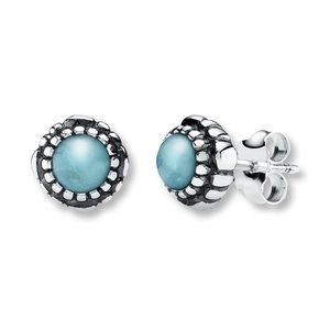 Pandora Turquoise December Birthstone Earrings 💙